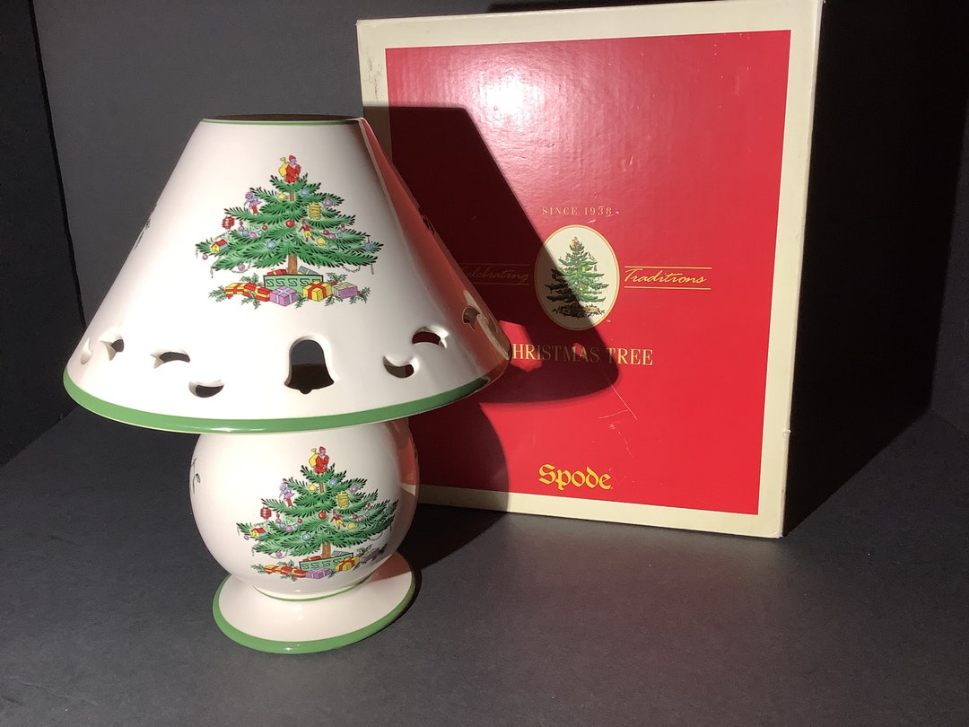 Spode Christmas Tree Tea Light Candle in Original Box Etsy