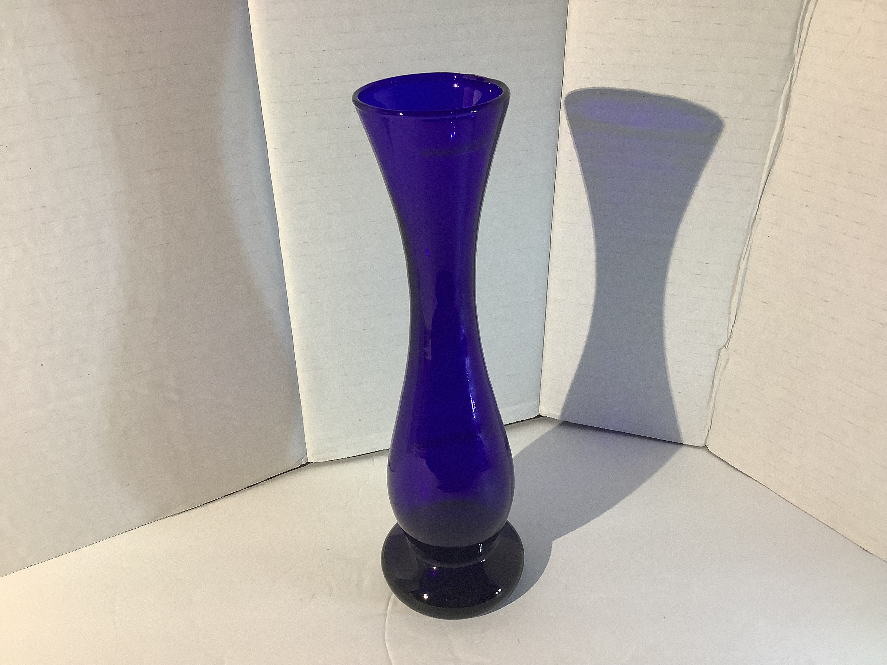 Cobalt Blue Tear Drop Vase