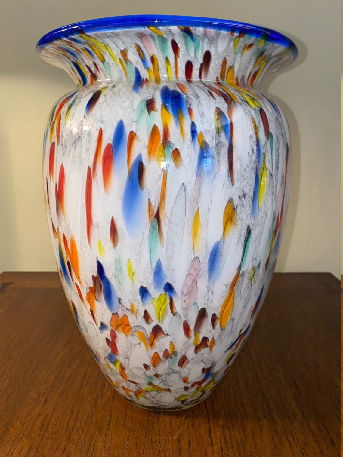 krosno glass vase