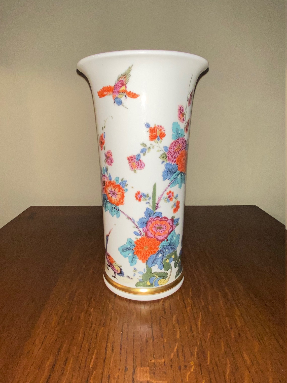 Vintage Lenox Saxony Vase Smithsonian Institutions Collection Etsy