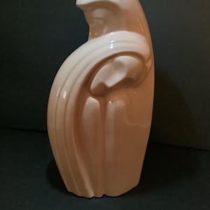 Vintage Haeger Pottery Pink Lovers Embrace Art Decom Statue