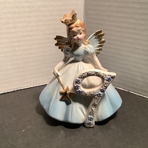 Vintage Josef Originals 9th Birthday Angel Figurine