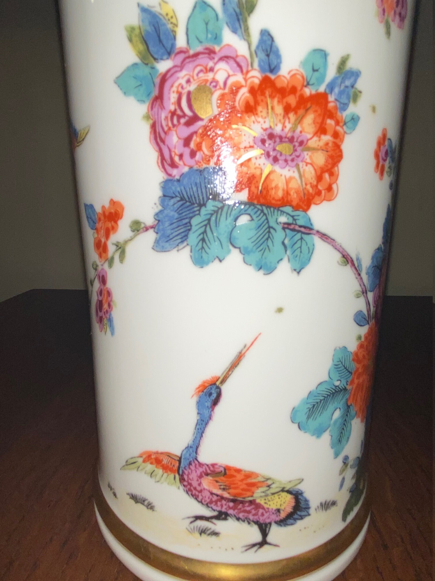 Vintage Lenox Saxony Vase Smithsonian Institutions Collection Etsy