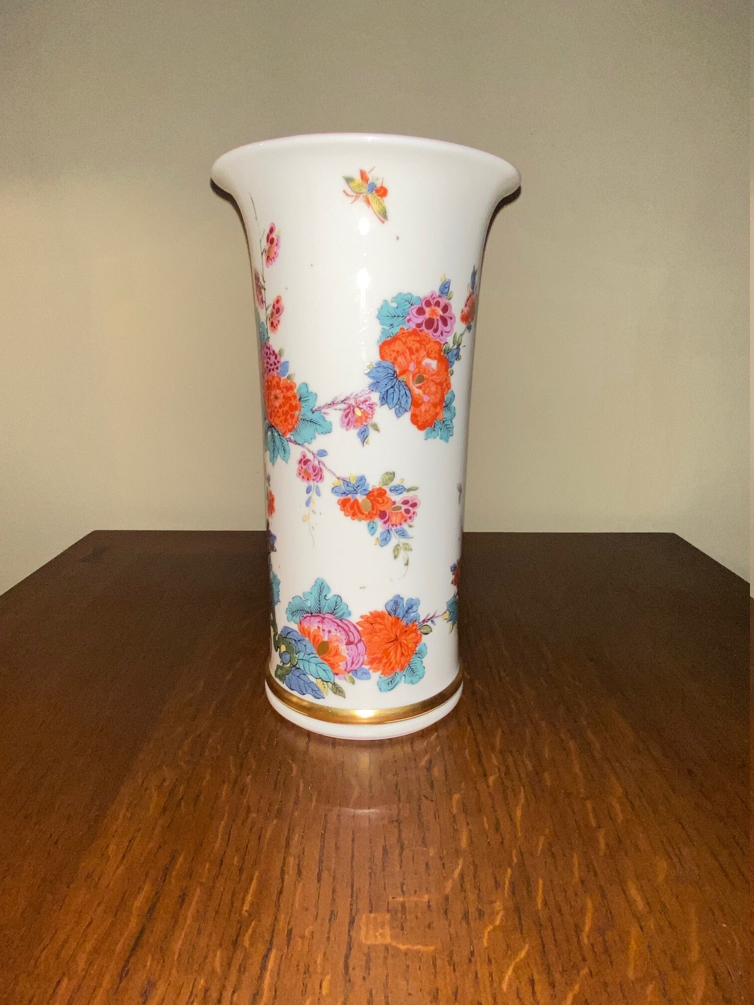 Vintage Lenox Saxony Vase Smithsonian Institutions Collection Etsy