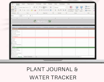 Växtvårdsjournal och vattenrapportering, Excel-kalkylblad, direktnedladdning