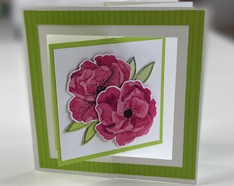 5x5 Square Swing Card Cut File, ScanNCut, Scan N Cut, Cut and Scan, Digital Cutting File, Card Making, Birthday Card, All Occassion Cards