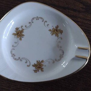Vintage, Reichenbach, Germany, Porcelain, Ashtray, Trinket Dish