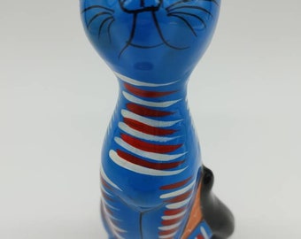 カラフル、タラベラ、猫、置物、メキシコ、民芸品、赤土、陶器 - Etsy 日本