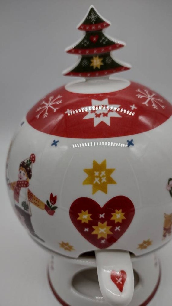 Vintage, Rare, Villeroy and Boch, Apple Warmer, Christmas Vintage, Rare, Villeroy and Boch, Apple Warmer, Christmas