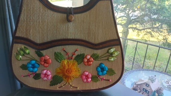 Vintage, Straw Purse, Novelty, Straw, Woven, Hand… - image 1