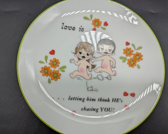 1972, Love Is, di Kim Casali, San Valentino, Piatto, Decorazione da parete, Amanti, Los Angeles Times, George-Good Corporation, Regalo per lui, Regalo per lei