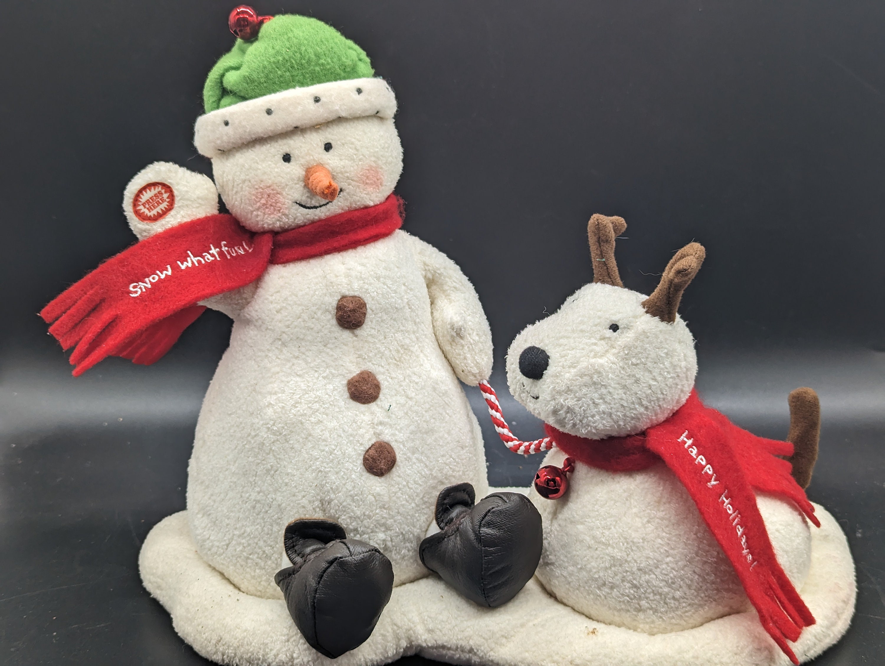 Vtg, Hallmark, Jingle Pals, 2004, Musical, Animated, Snowman, Dog