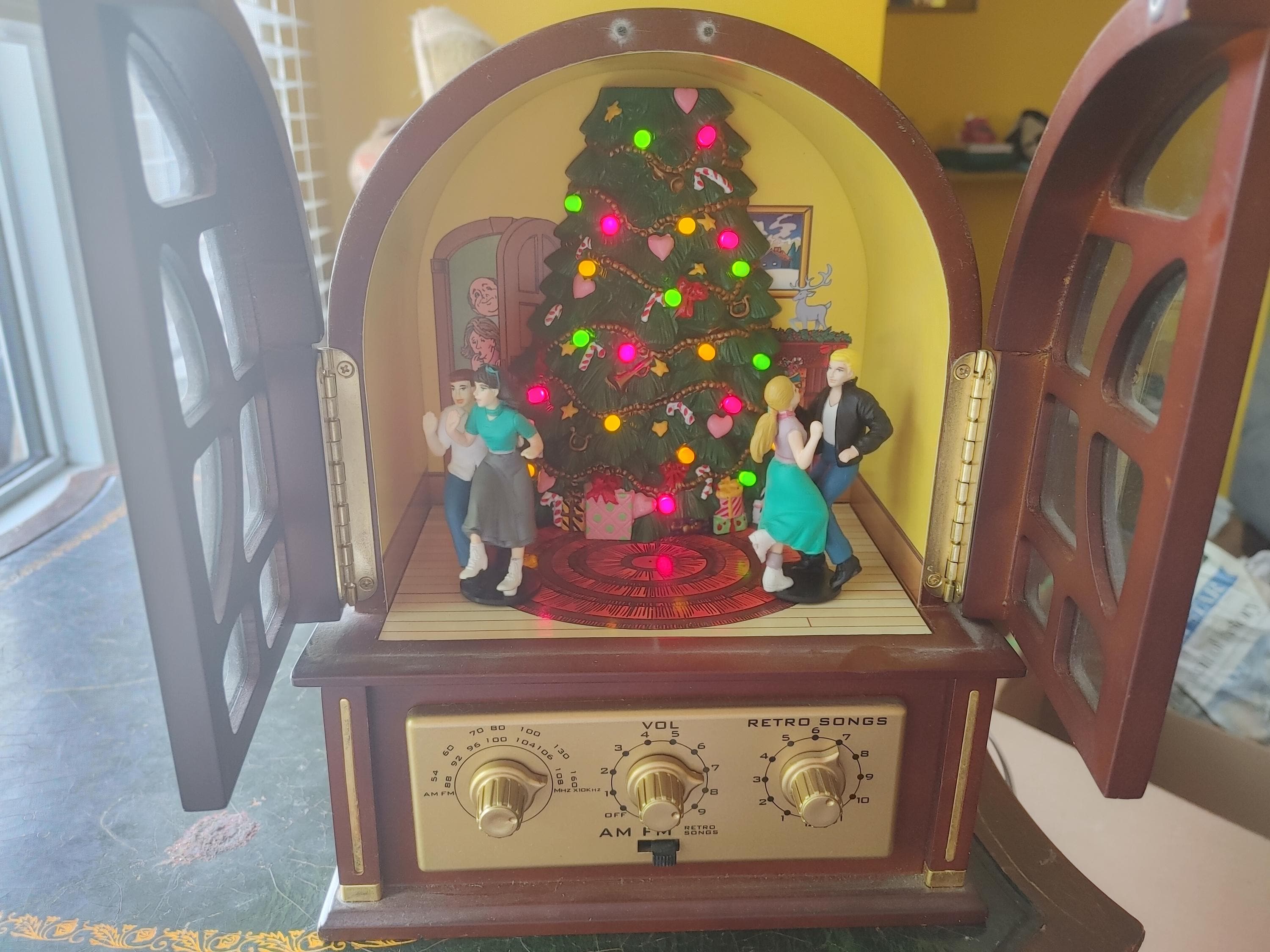 【未使用】Mr.ChristmasオルゴールANIMATED MUSICBOX Mr Christmas Animated Music Box - Etsy Canada