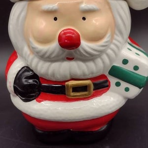 Vintage, Santa, Cookie Jar