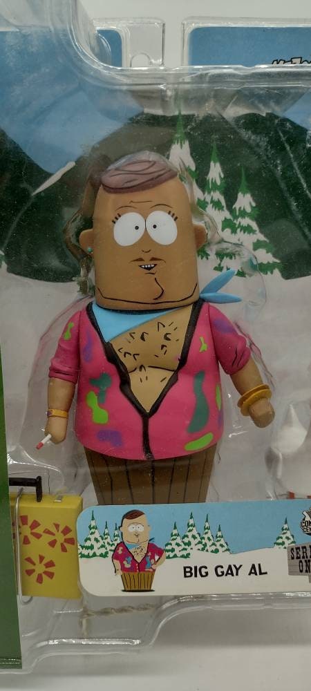 Mezco South Park Series 1 Big Gay Al Vinyl Action Figure Rare Mouth open  print