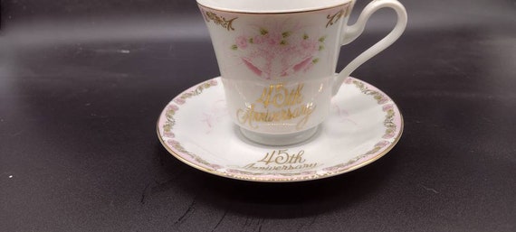 Vintage, Saji, Fine Bone China, Made in Japan, Forty Fifth