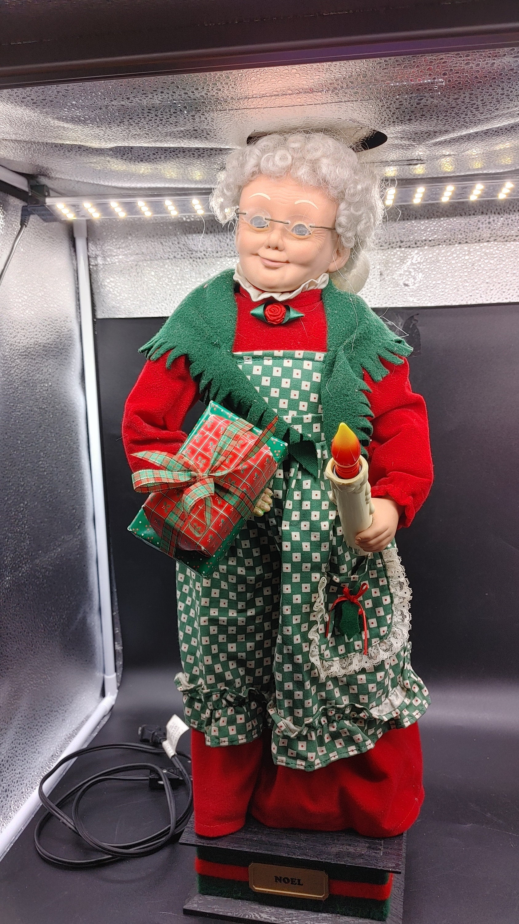 Vintage, Holiday Creations Large, Mrs. Claus, Animated