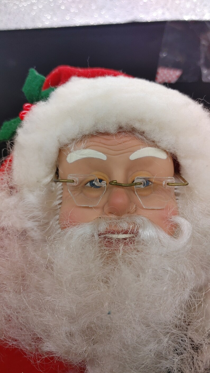 Vintage, Holiday Creations, 24 Santa Claus, Animated