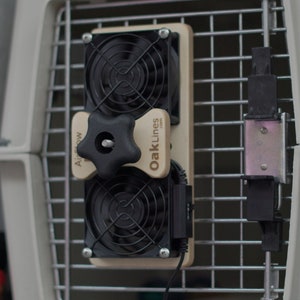 Airflow Mini - Dog Crate Fans - for Small & Toy size Kennels