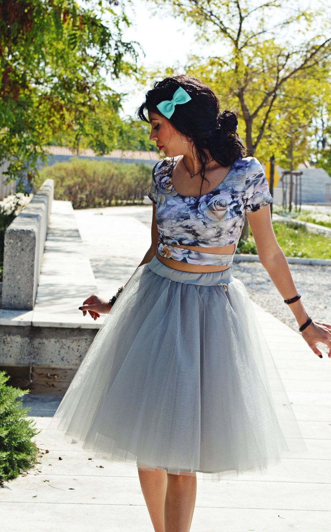 スカート big volume tulle skirt gray Volume Tulle Skirt Gray - roughneck | 60% - Asian Fashion Online Store