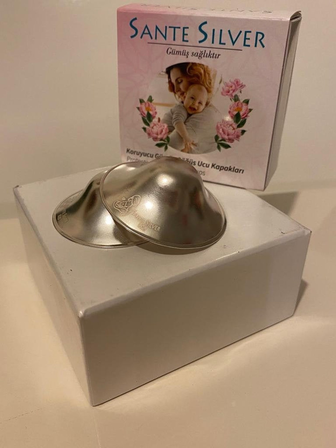 925 Silver Breastfeeding Cup for Mothers Nipple Protection Etsy