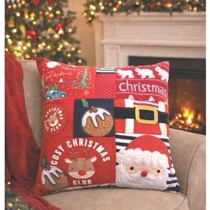 Baby 1st Christmas Memory Cushion 2026, Made From Baby Clothes, Keepsake Double Sided Pillow. Embroidered Name