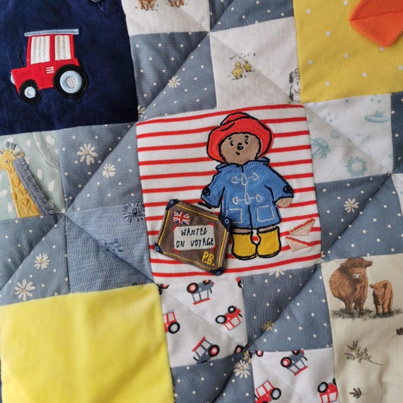 Luxury Keepsake Blanket Made From Baby Clothes Handmade Memory Blanket Personalised Patchwork Quilt T shirt Blanket Baby 1st Year Gift Etsy