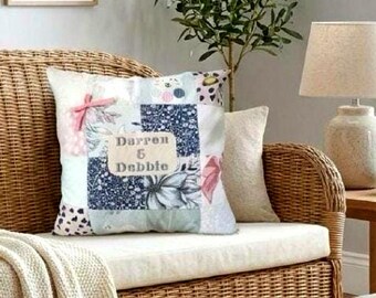 Memory Cushion Made From Loved Ones Clothes, Remembrance Keepsake Pillow. Mums Clothes, Dads Shirts