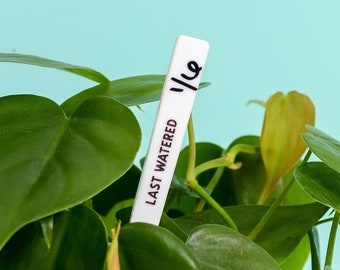 Last Watered Plant Marker Plant Water Reminder Plant Stake Set of 6 Gift for Plant Mom Gift for Plant Parent Plant Accessory