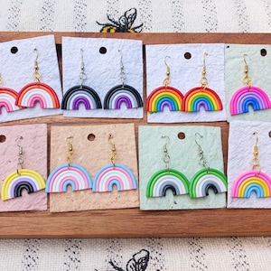 LGBTQ+ Rainbow Earrings Big | Pride Earrings