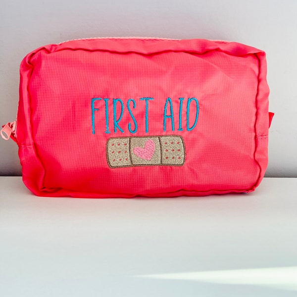 First Aid Pouch - Embroidered Bag