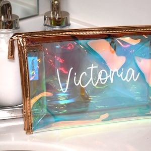 Personalized Holographic Cosmetic Bag