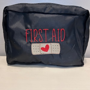 First Aid Pouch - Embroidered Bag
