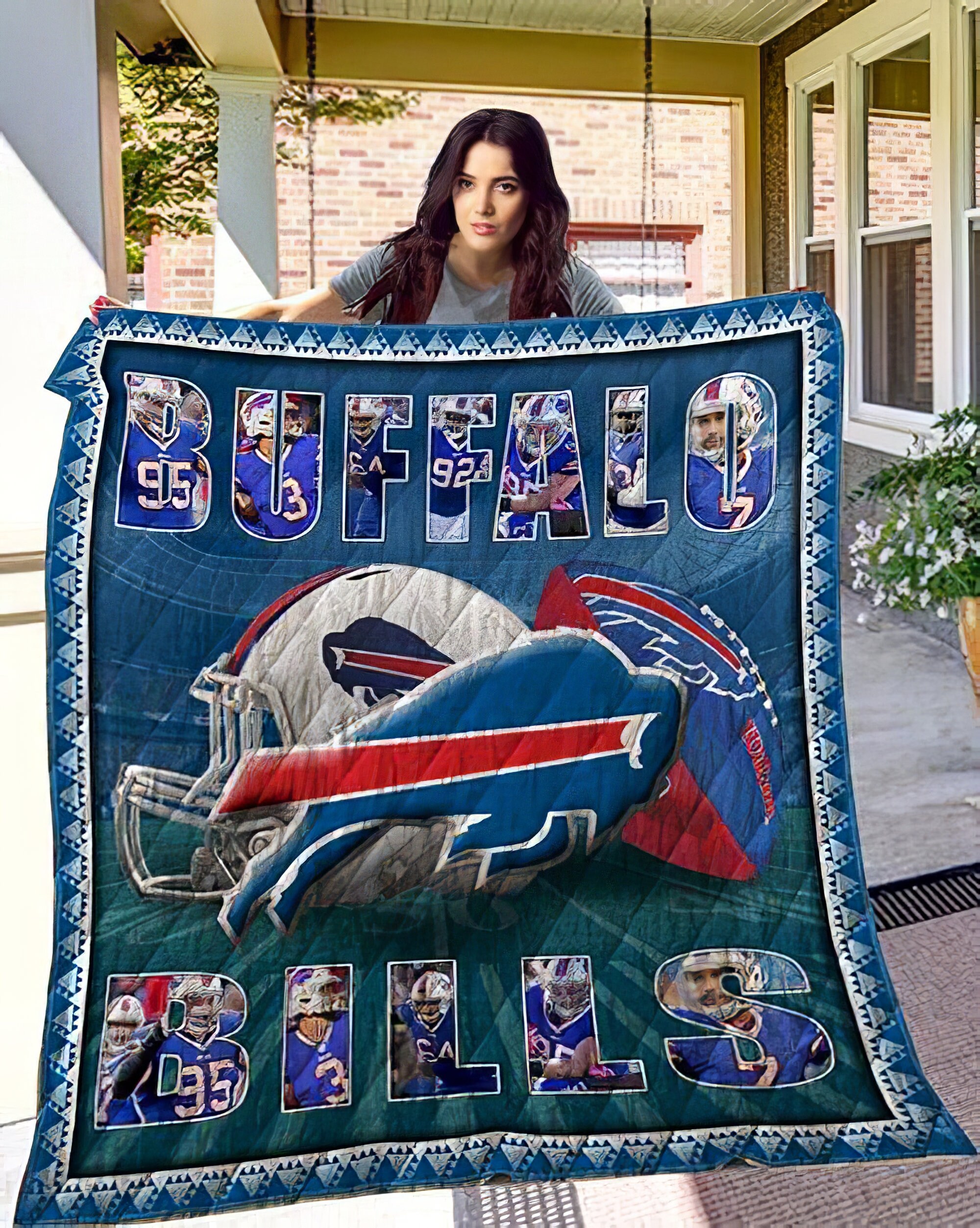 Buffalo Bills NFL Quilt BlanketNFL Team quilt blanketgift Etsy