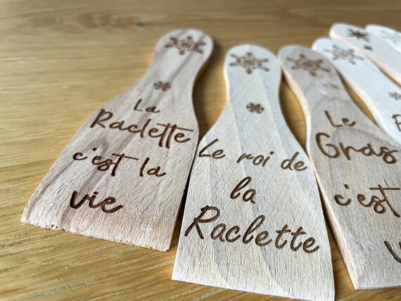 Personalized Raclette Wooden Spatula 