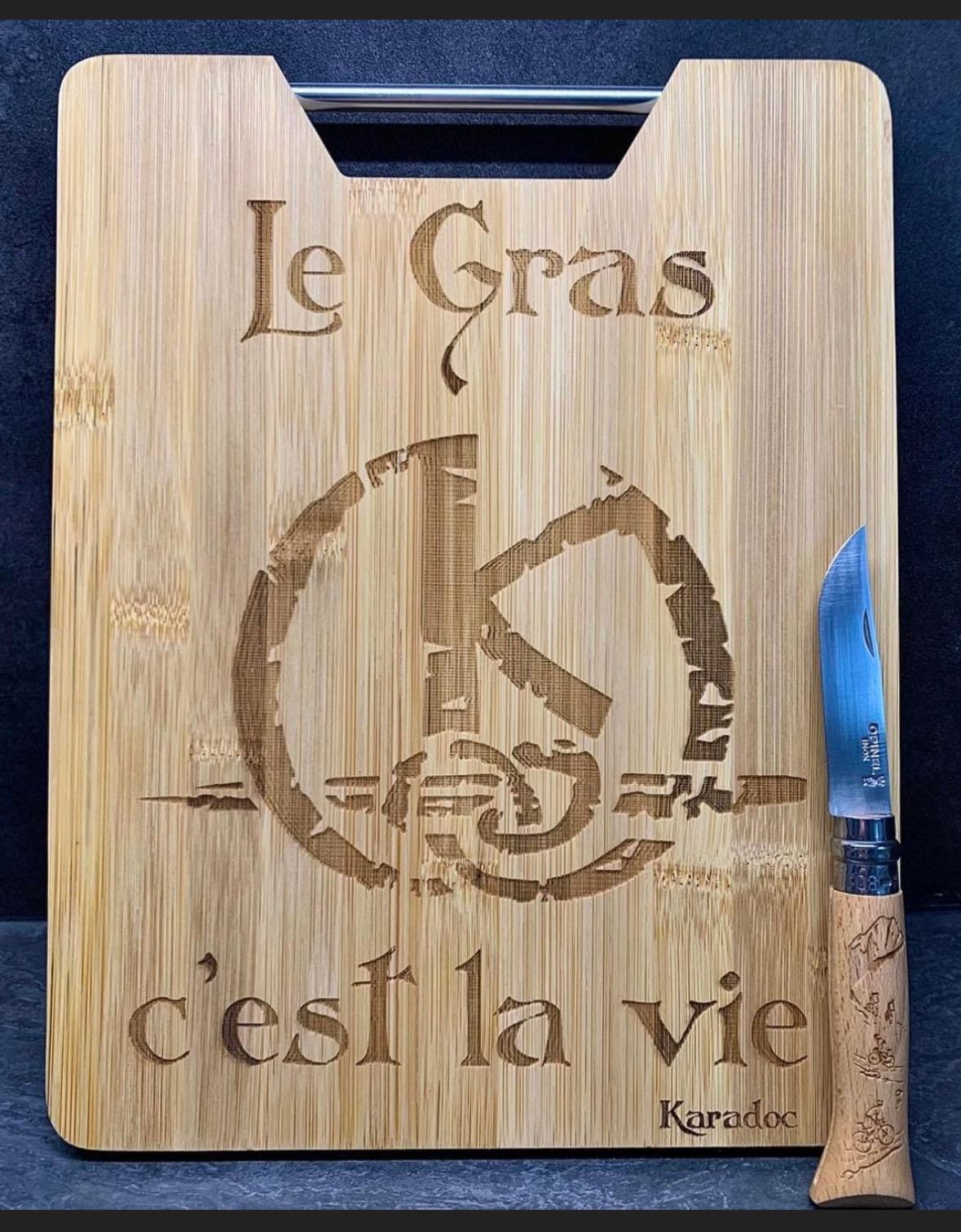 Planche à Découper En Bambou Gravée "Un Tanguy Aussi Génial" - 30x20x1 Cm, Plateau Apéro, Cadeau Pour Homme