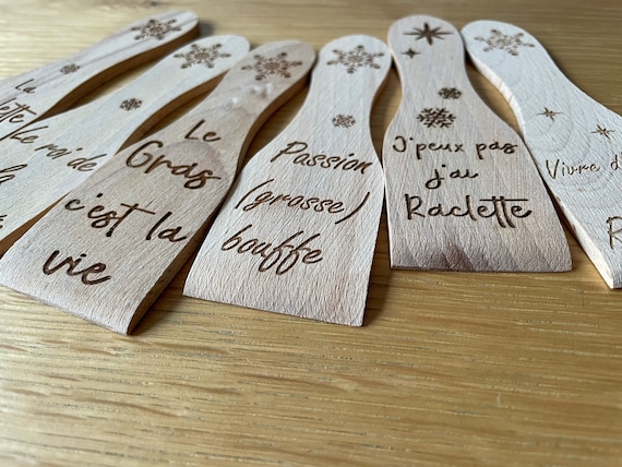 Spatule en bois personnalisée