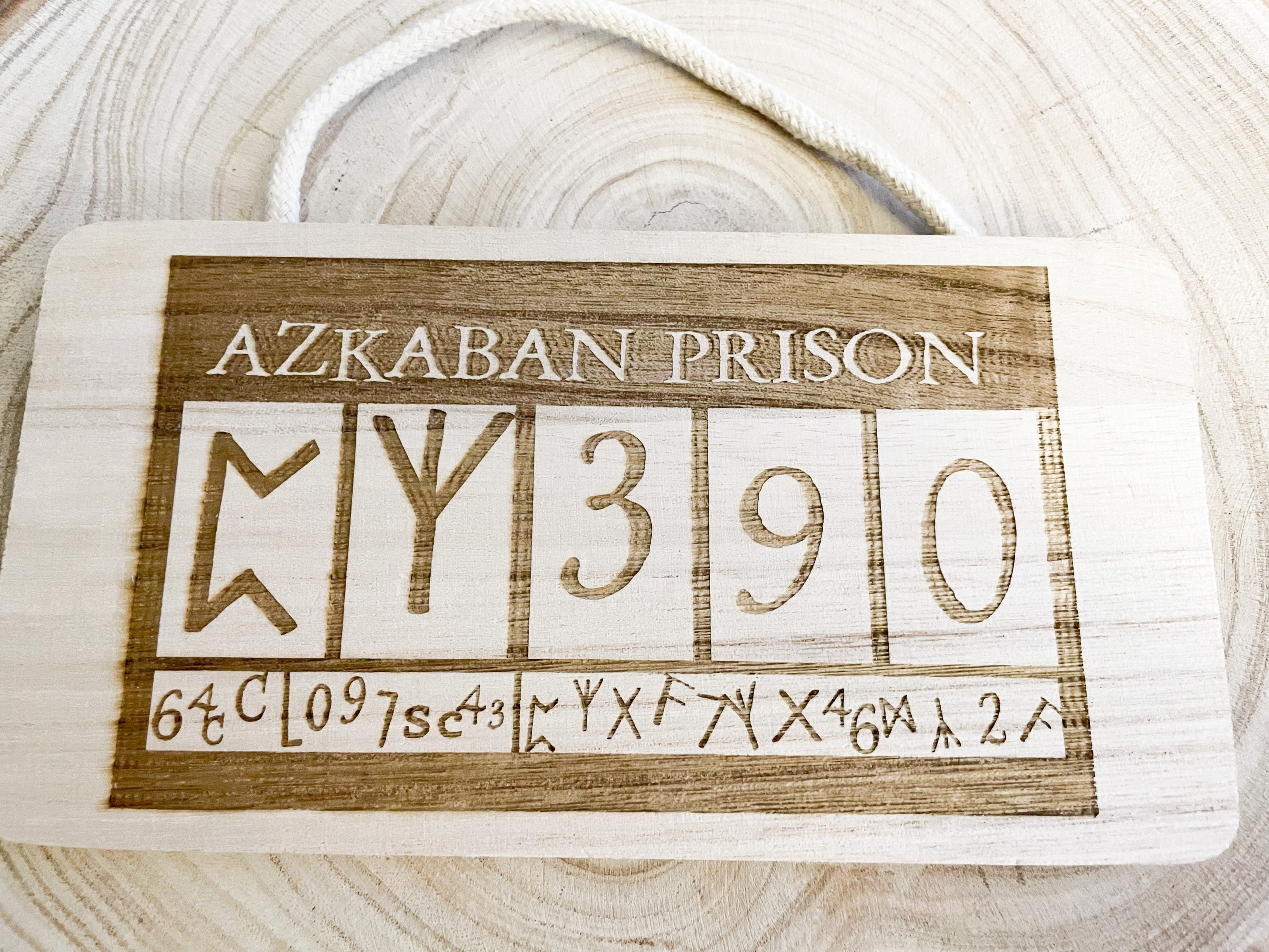 Panneau en Bois Azkaban