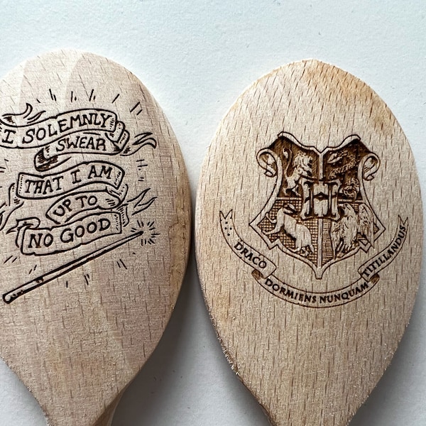Personalized Harry Potter wooden spoon