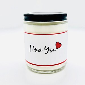 I love you  candle, gift for him, gift for her, funny gift, relationship gift, Valentines day, vday candle, Sending Love Gift, Love candle