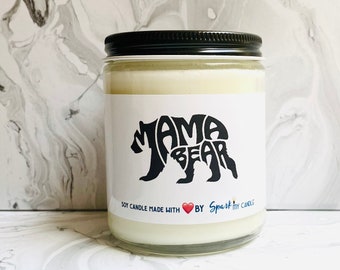 Mama Bear Candle Gift, Cadeau de fête des mères, Cadeau pour maman, Meilleur cadeau de maman, Cadeau de bougie pour maman, Cadeaux de bougie, Bougies drôles, Drôle de bougie