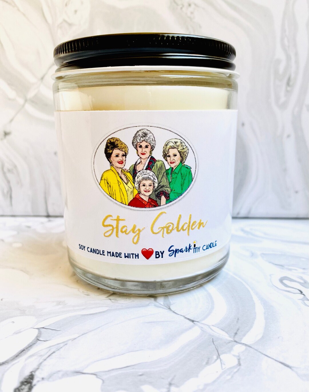 Stay Golden Candle Gift, Golden Girls, Candle Gift for Best Friend ...