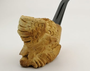 Eagle,Meerschaum Pipe,Block Meerschaum,Unique Meerschaum Pipes,With Case