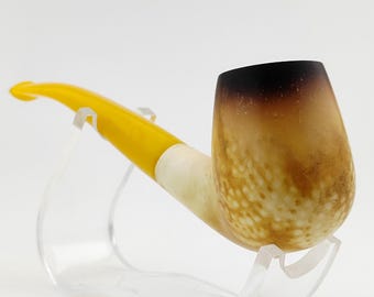 Lee Van Cleef Meerschaum Pipe,Block Meerschaum Pipe,Unique Meerschaum Pipes,With Case,Birthday Gift,Christmas Gift,New Year Gift