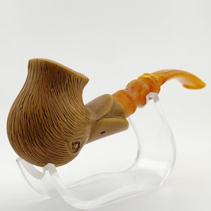 Duck Meerschaum Pipe,Block Meerschaum,Unique Meerschaum Pipes,With Case