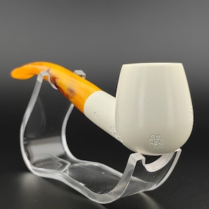 Classic Embroidered Meerschaum Pipe,Block Meerschaum Pipe,Unique Meerschaum Pipes,With Case,Pfeife,Christmas Gift,Birthday Gift