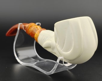 Elephant Meerschaum Pipe,Block Meerschaum,Unique Meerschaum Pipes,With Case