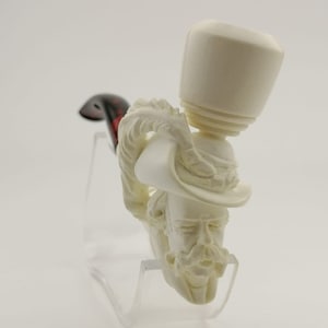 Musketeer Meerschaum Pipe,Block Meerschaum,Unique Meerschaum Pipes,With Case