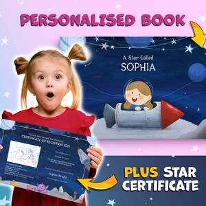 Name a Star for Your Child - and tell them why it shares their name in this personalised story
