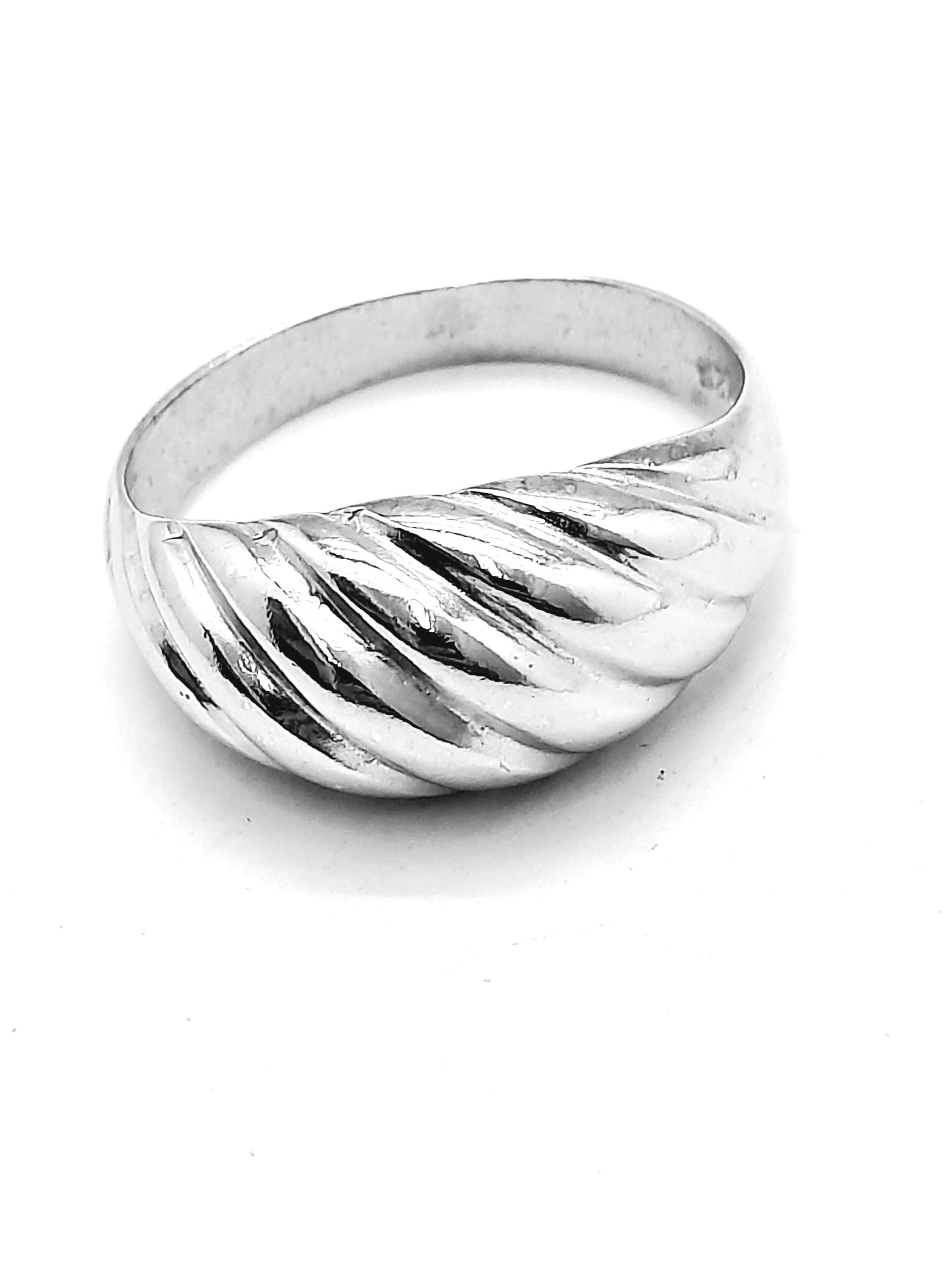 ★TATIANA★ (Silver 925) Croissant Ring CR1840 Croissant Ring - Silver – Twenty Compass